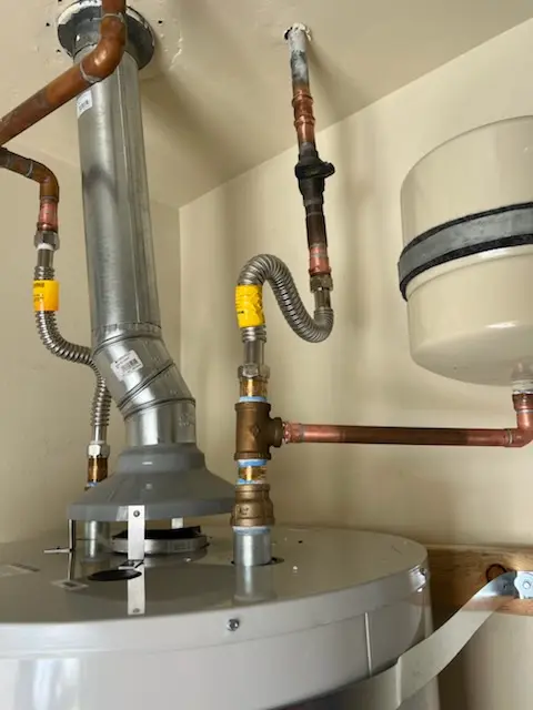 Water heater installation and plumbing repair in Brink